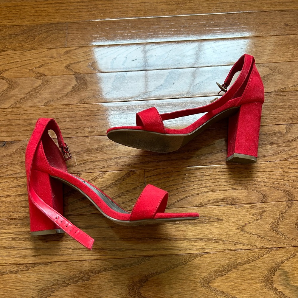 Elegant Red Women's Heels